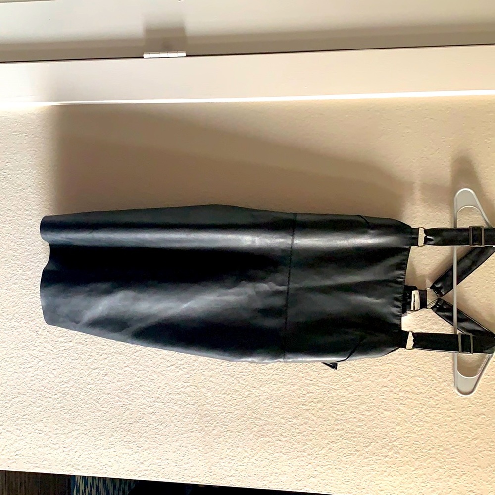 Faux leather Dress